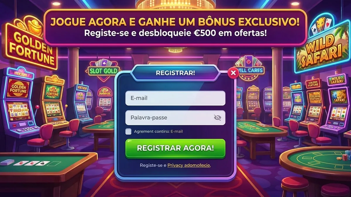 Registo com bónus